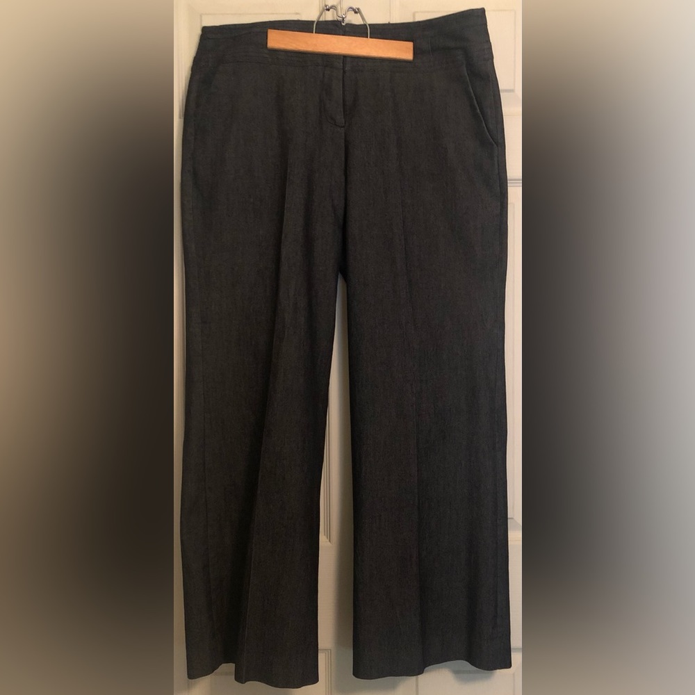 Sandro Sportswear Heathered Gray Ladies Dress Straight Leg Dress Pants